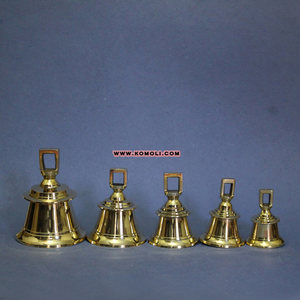 Cloche de temple thaïlandaise en laiton poli, carillon éolien, souvenir pour mariage, décoration spirituelle, méditation et cadeau traditionnel - Product Image 5