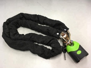 Candado antirrobo para cadena de motocicleta, 12x12x1.800mm (anillo cuadrado, alta seguridad) - Product Image 2