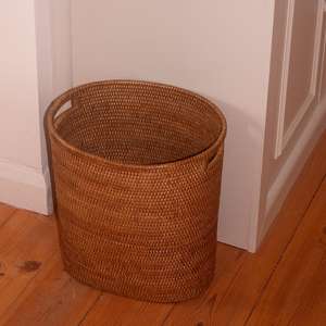 ถาดตะกร้าสานไม้ไผ่แฮนด์เมดสำหรับเสิร์ฟขนมชาหรือผลไม้น้ำหนักเบาและทนทานสำหรับการใช้งานในชีวิตประจำวัน - Product Image 3