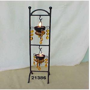Soportes de vela de hierro metálicos decorativos personalizados de primera calidad - Product Image 2