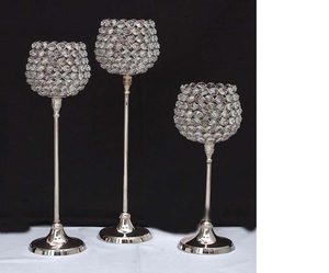 Crystal Votive Candle Holder in 3 Sizes for Wedding Home and Hotel Decoration - Product Image 2