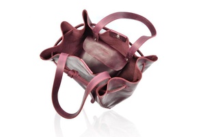 แฮนด์เมดToteหนังแท้กระเป๋าถือสำหรับผู้หญิง-ALD 0106 - Product Image 4