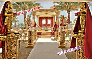 Mandap DE BODA indio de fibra tallada a mano, diferentes tamaños, fabricante - Product Image 2
