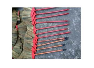 Balai asiatique, balai d'herbe de Birmanie fait main par le Vietnam - Product Image 2