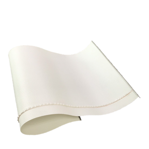 สายพานลำเลียงโพลียูรีเทนอุตสาหกรรม สีขาว ไต้หวัน สำหรับเครื่องรีดแป้งและเครื่องรีดพิซซ่า Atlas Star SH-500 940 มม. x 515 มม. แบบซิป - Product Image 4