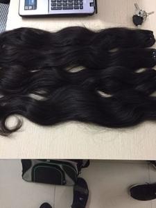 Vente en gros d'extensions de cheveux humains cambodgiens 22 pouces, perruque vietnamienne brute sans enchevêtrement de couleur naturelle de style vague droite - Product Image 3