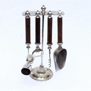 Quantité accessoires de barre de poignée en bois en acier inoxydable occidental ensemble d'outils de barre en acier inoxydable ensemble d'ustensiles de barre en acier inoxydable - Product Image 1