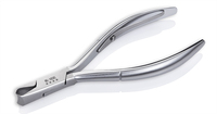 NGHIA OMI NL-103C Pince à ongles professionnelle en acier inoxydable chromé à mâchoires complètes, à ressort unique, pour manucure et pédicure, fabriquée au Vietnam