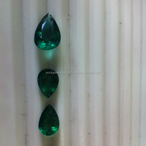 Pierres d'émeraude naturelles de forme poire - Origine variée - Modèle N/A - Sans traitement - Ankit Gems & Arts - Product Image 3