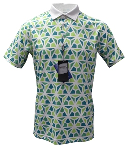 เสื้อโปโลผู้ชายระดับพรีเมียมเสื้อโปโลแบบกําหนดเองพร้อมโลโก้เย็บปักถักร้อยเสื้อยืดลายนูนแห้งเร็วระบายอากาศได้ดี - Product Image 1