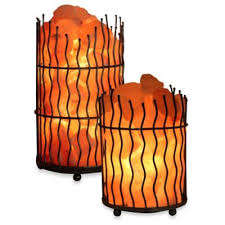 Lámpara de cristal de sal de roca del Himalaya en forma de rectángulo ecológico tallado náutico de alta calidad Night-Sian Enterprises Lighting - Product Image 6