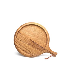 Platos de pizza de madera bandeja para servir con asa color de madera rústica blanca sartén para servir pizza venta hecha a mano - Product Image 2