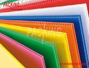 Di alta qualità per polipropilene pp ondulato di plastica, PP Cartone ondulato, pp foglio trasparente colorato