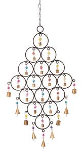 Moon Star Sun face Wind Chime para el artículo colgante decorativo para el hogar - Product Image 5