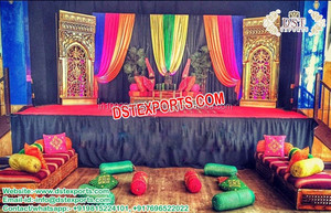 Mehandi อุปกรณ์ประกอบฉากสำหรับตกแต่งเวที,ตกแต่งผนังด้วยเทียนเวทีมุสลิม Mehndi แบบแกว่ง - Product Image 3