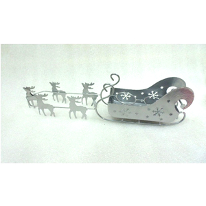 Venta caliente Decoraciones navideñas Adorno de Reno de metal - Product Image 3