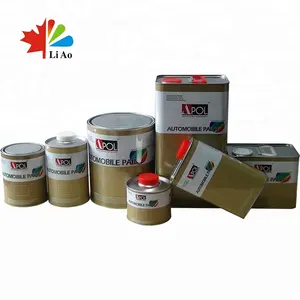 1K high gloss clear coat fast dry thinner car paint hardener new pigment with binder car paint