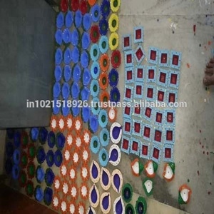 Earthen Pot Diya สำหรับตกแต่งงานแต่งงานกิจกรรมกลางแจ้งและในร่ม - Product Image 5