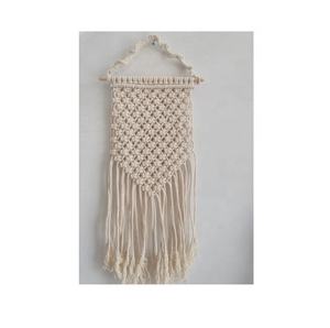 Quantité minimale de commande bas fait à la main en coton macramé tenture murale personnalisée fabricant en gros vente directe d'usine - Product Image 1
