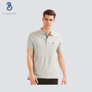 เสื้อเชิ้ตผ้าฝ้ายถักโพลีเอสเตอร์ระบายอากาศแบบลำลองสำหรับผู้ชาย60ชิ้นสำหรับใส่ตีกอล์ฟ - Product Image 5