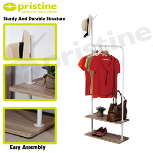 Perchero de Tubo de Acero y MDF, Perchero de Calidad, Artículos para el Hogar MIT, Oferta de Calidad, Muebles Modernos para Dormitorio, Hogar de Taiwán - Product Image 3