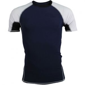 Camiseta de Compresión Deportiva para Hombre, Manga Corta, para Entrenamiento de MMA, BJJ, Grappling, Elástica, de Secado Rápido, Capa Base para Fitness, 2025 - Product Image 3
