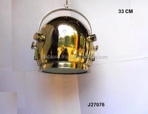 High Quality Hanging Shinny Lamp Made in Brass and <b>Nickel</b> Finish Metal Lamps Nautical Style Metal Home Decoration - Product Image 2