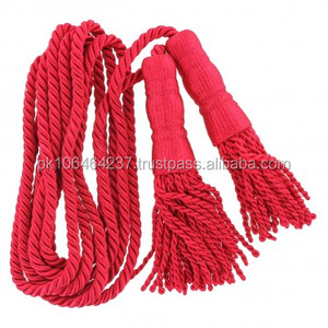 Fils métalliques de haute qualité 100% pour glands décoratifs, cordons, nouveau design, exigences personnalisées pour les vêtements, finition en corde cirée - Product Image 3