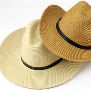 Chapeau de paille / Chapeau de paille d'école du Vietnam, nouveau style, chapeau de paille de cowboy pour la plage et les voyages - Product Image 5