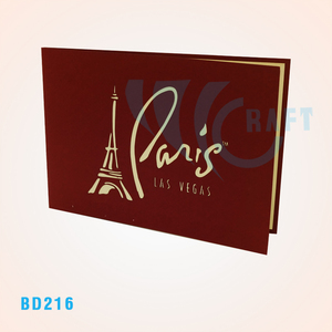 New Eiffel Tower 3d pop up greeting card handmade vietnam - Product Image 5