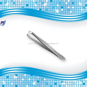 Pinzas para cejas, Punta inclinada, Etiqueta Privada, OEM, pinzas profesionales de acero inoxidable para cejas, herramientas de belleza para desplumar el pelo - Product Image 2