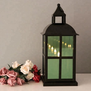 Classic Iron Handmade Customizable Design <b>Lantern</b> with Glass Home & Garden Hanging for Valentine's Day Decoration - Product Image 5