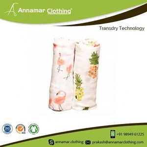 Manta envolvente de muselina de algodón orgánico, certificado CPSC - Product Image 2