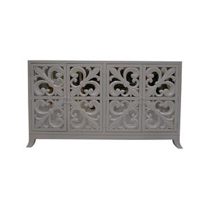 Habitación espejo gabinete tallado muebles de madera maciza muebles de caoba - Product Image 1