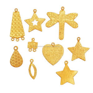 รูปดาวแปรงชุบทองเครื่องประดับจี้และเสน่ห์-ต่างหูค้นพบ-การค้นพบสร้อยคอ - Product Image 3