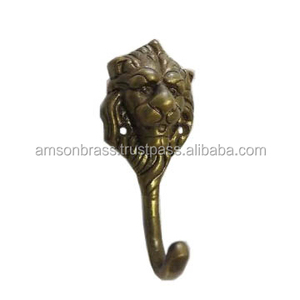 Brass Metal Designer Hook Metal Bag Hook Bathroom <b>Towel</b> <b>Holder</b> Coat Hangers Coat Hook for Wall Decoration Accessories - Product Image 2