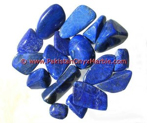Pierres précieuses lâches de lapis lazuli naturelles polies à la main dégringolées pour une qualité supérieure - Product Image 4