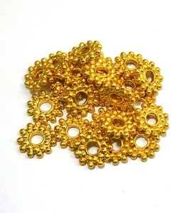 Bijoux Plaqué Or Forme Ronde Perles D'espacement - Product Image 1