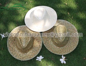 Sombrero de vaquero de paja personalizado de alta calidad al por mayor - Product Image 6