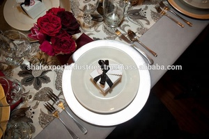 Thép không gỉ bền vững thân thiện với môi sạc tấm đồ ăn cho đám cưới bên Bảng trang trí dịch vụ bền - Product Image 3