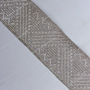 OEM Best Quality Gold Braid Lace Trim <b>Ribbon</b> Customized Wide Gold Lace Braid for Ceremonial Belt Braids - Product Image 1