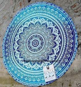 Tapiz de playa bohemio de calidad Premium india, decoración de suelo colgante de pared bohemio de verano Floral, decoración de pared de Mandala étnica impresa - Product Image 5