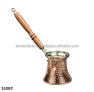 หม้อกาแฟตุรกีแบบพิมพ์ลายตกแต่ง ทำจากทองแดง - Product Image 3