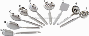 Utensilios de cocina de acero inoxidable IncludesSpoons Durable Metalware - Product Image 6