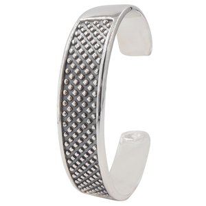 Bracelet lourd pour hommes, en argent Sterling 925, de style lourde, avec oxydation, vente en gros - Product Image 1