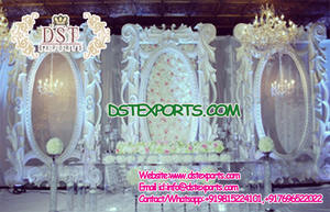 ตกแต่งเวทีงานแต่งงานด้วยฉากหลังสีทอง แผงไฟเบอร์ ตกแต่งเวทีงานแต่งงาน ออสเตรเลีย ตกแต่งงานอีเว้นท์ - Product Image 5