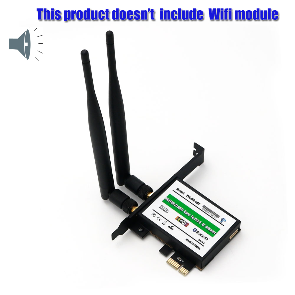 m2 to pci riser with antennas