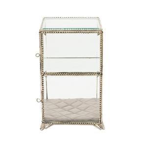 กล่องเครื่องประดับแก้วทำจากแก้วทรงเหลี่ยมคุณภาพระดับพรีเมียมและอาหารสำหรับตกแต่งบ้านและสำนักงาน - Product Image 1