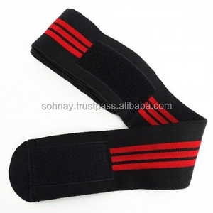 Enveloppe durable réglable en gros de genou de gymnase pour l'haltérophilie avec le logo et la couleur personnalisés - Product Image 1