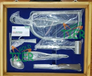Kit de Autopsia/Kit Post Mortem - Instrumentos Quirúrgicos de Acero Inoxidable, Modelo PM001 Nivel Oro - Product Image 3